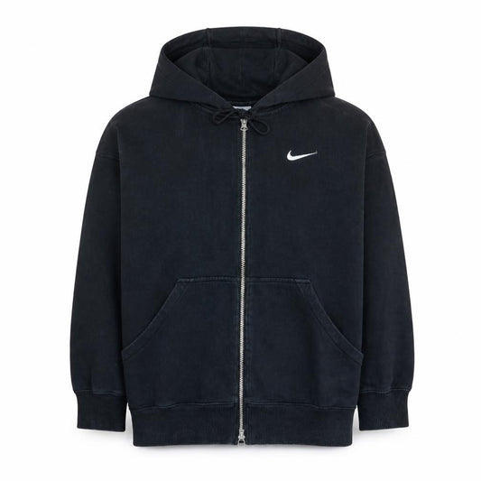 Nike Men’s Black Full Zip Fleece Hoodie L Regular Sportswear