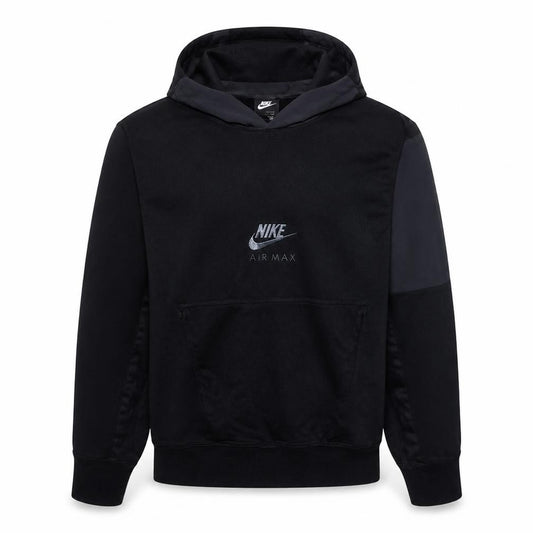 Nike Men's Black XL Air Max Pullover Hoodie Fleece Graphic