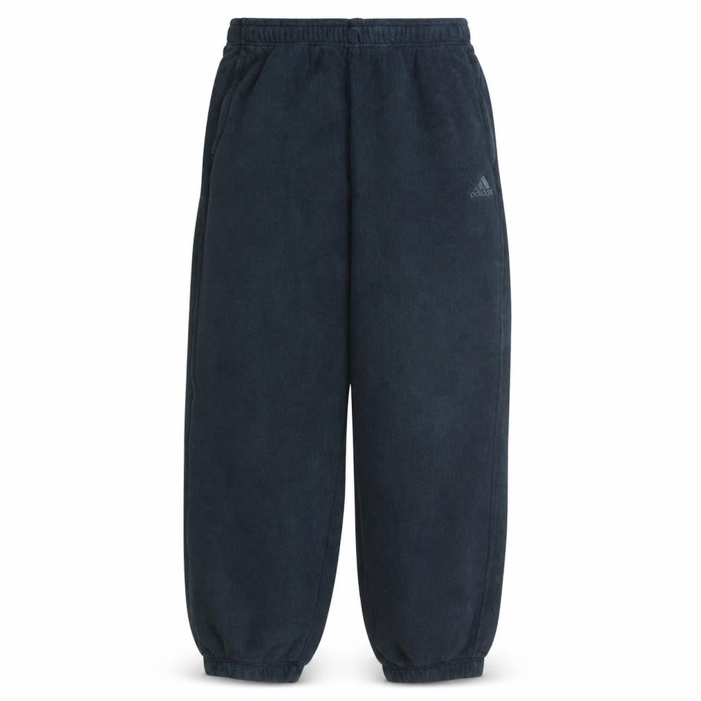 Adidas Womens Black L Jogger Fleece Sweatpants Casual Elastic Waist