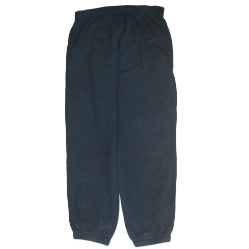 Adidas Womens Black L Jogger Fleece Sweatpants Casual Elastic Waist