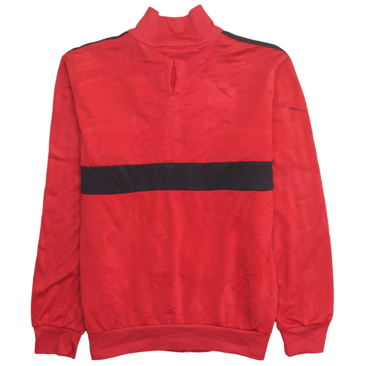 Adidas Boys Red Full Zip Track Sweatshirt 13-14 Years Classic Stripe Design