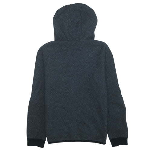 Nike Boys Grey Full Zip Hoodie XL (158-170cm) Fleece Lined Sweatshirt