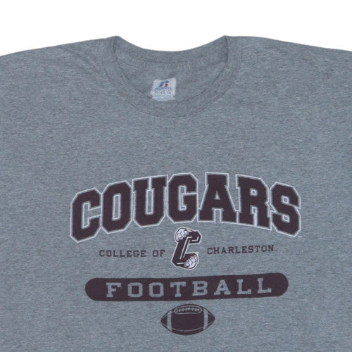 Russell Athletic Men's Grey College Football T-Shirt XL