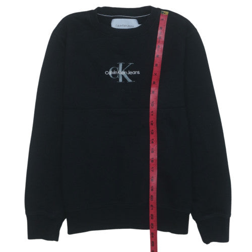 Calvin Klein Jeans Men's Black Small Pullover Sweatshirt