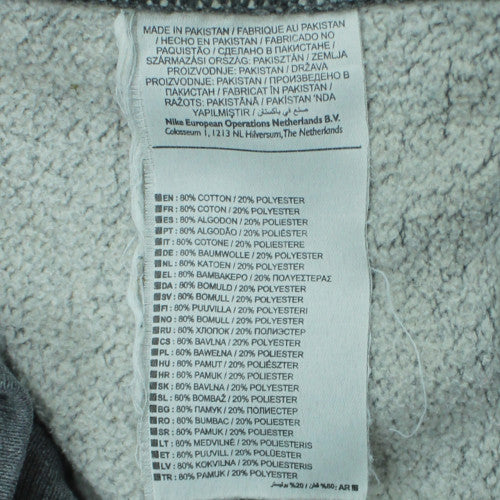 Nike Men's Grey XL Pullover Crew Neck Fleece Sweatshirt