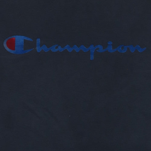 Champion Men's Black 2XL Pullover Logo Sweatshirt