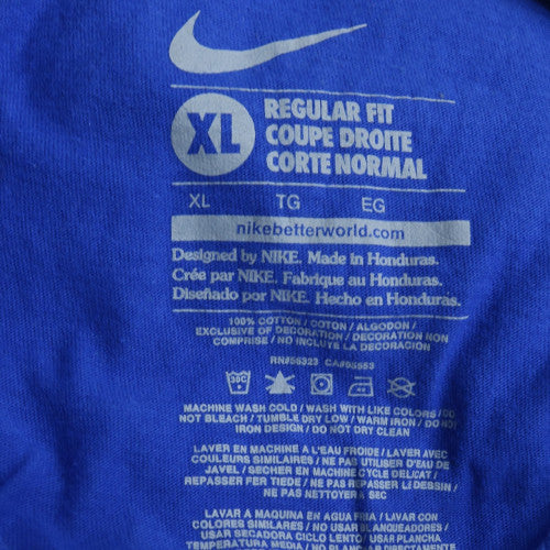 Nike Men's Blue 'Claw Antler' Graphic T-Shirt XL Regular Fit