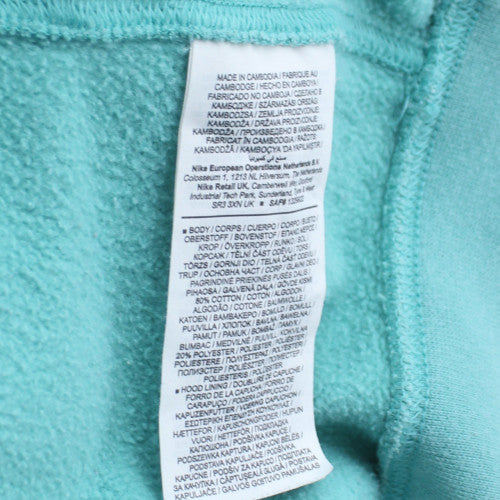Nike Men's Blue Pullover Hoodie Size S Regular Fit Fleece