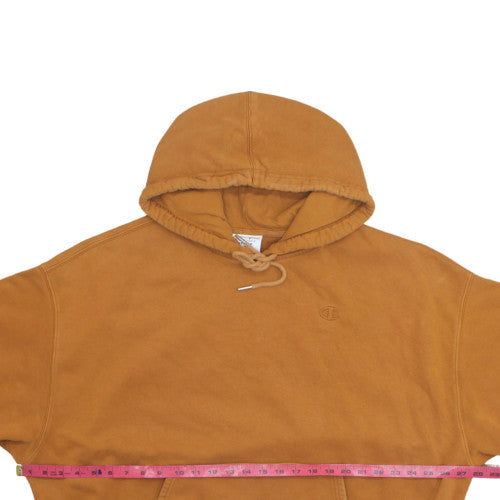Champion Women’s Brown Pullover Hoodie Medium Fleece Classic Fit