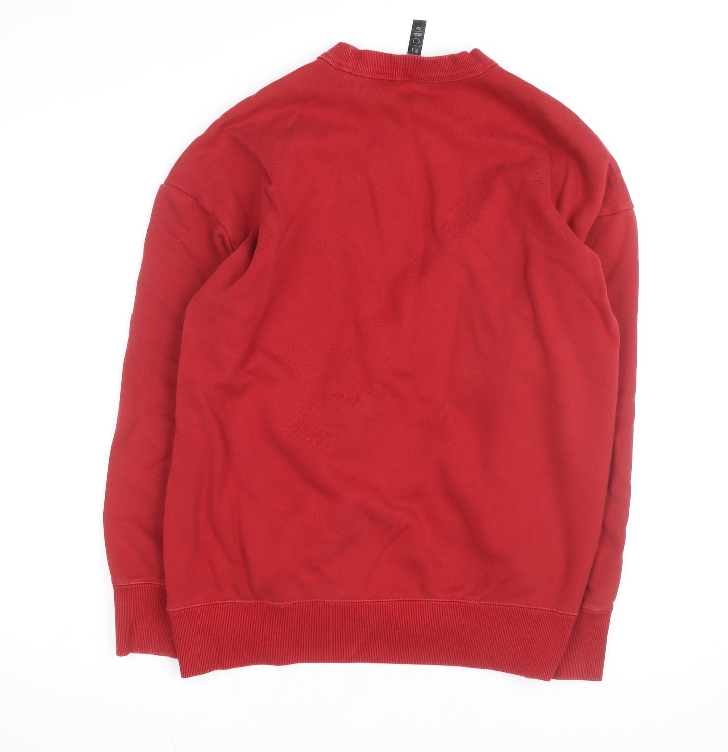 adidas Men’s Red England Graphic Pullover Sweatshirt M