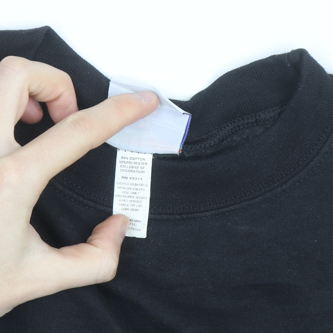 Champion Womens Black Ohio Wesleyan University Crew Neck Sweatshirt XS