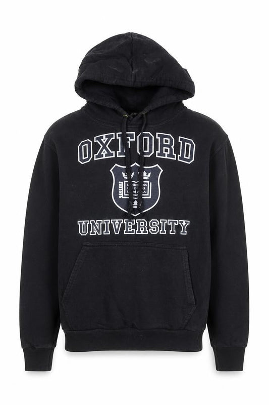 Stars & Stripes Men’s Black Oxford University Pullover Hoodie XS