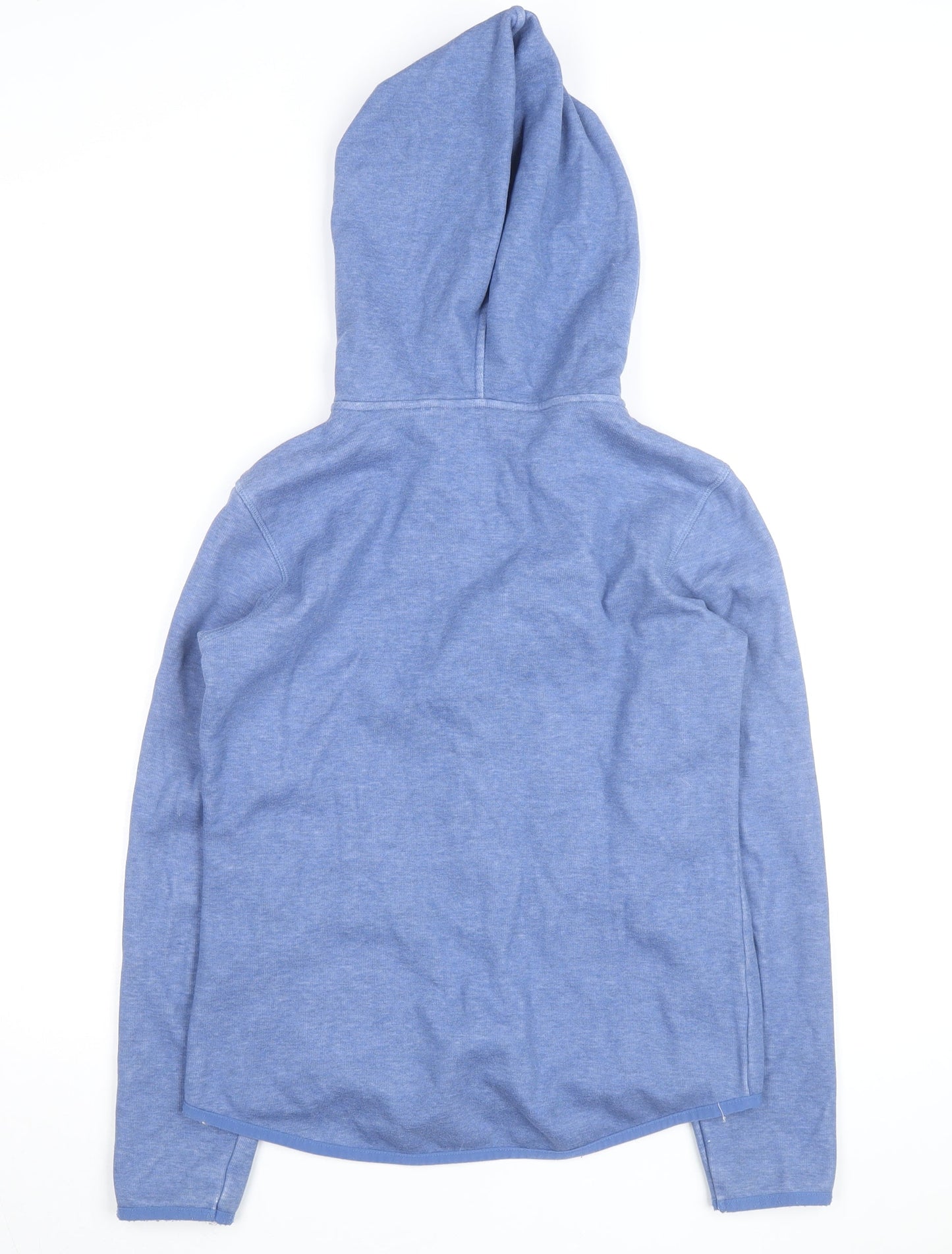 Marks and Spencer Women's Blue Hooded Fleece Activewear Jacket UK 10