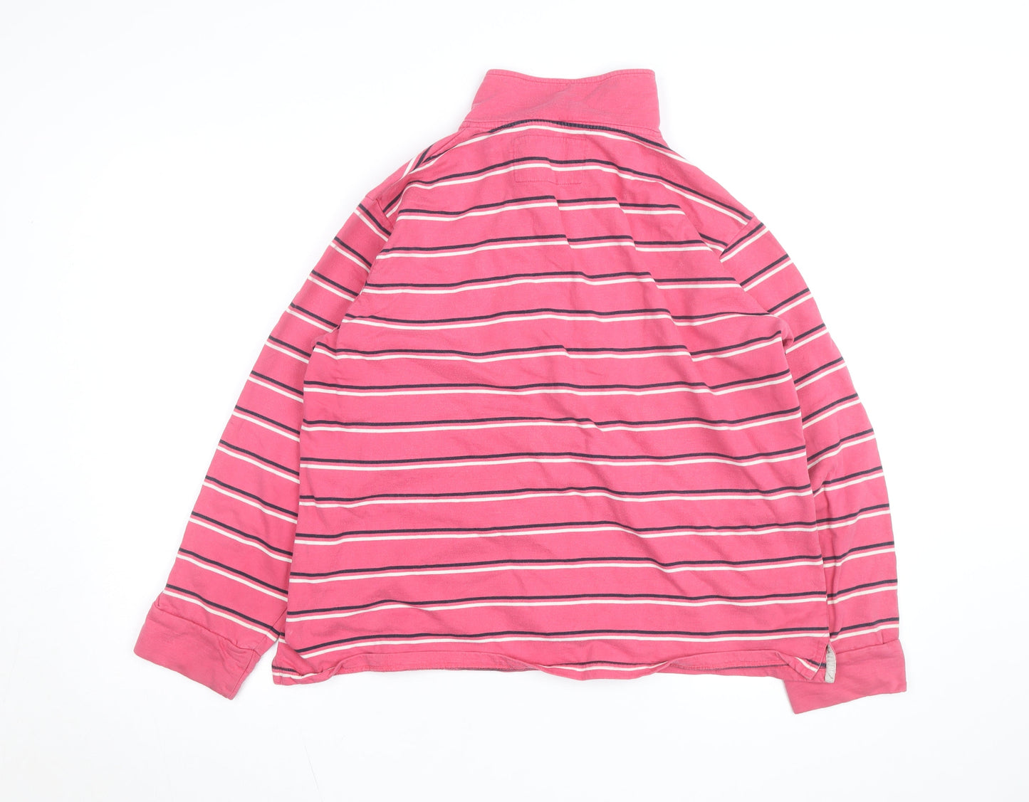 Dales Collection Women's Pink Striped Long Sleeve Button-Up Size 18