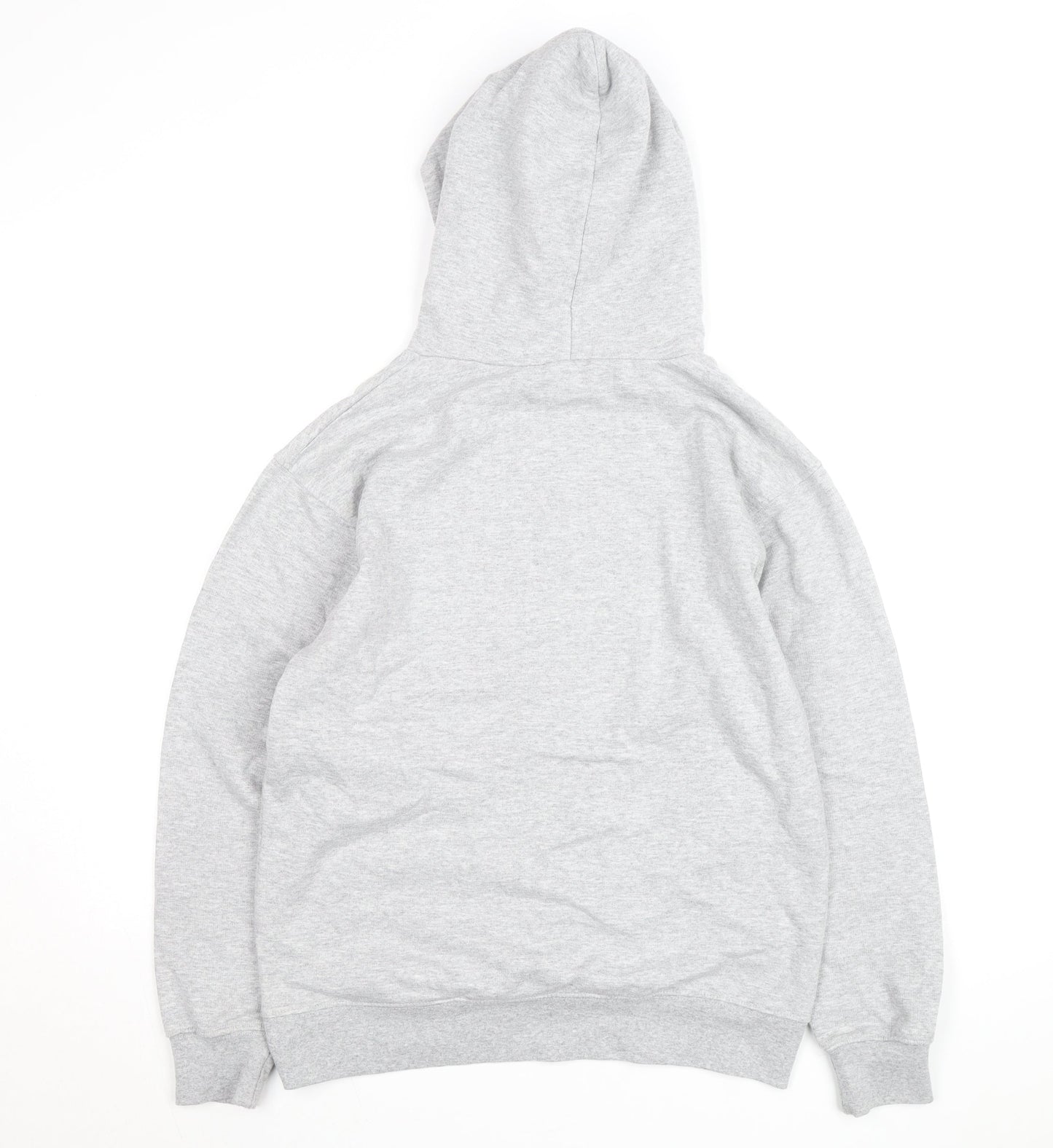 Topshop Women Grey 'Break The Rules' Pullover Hoodie Size S/M