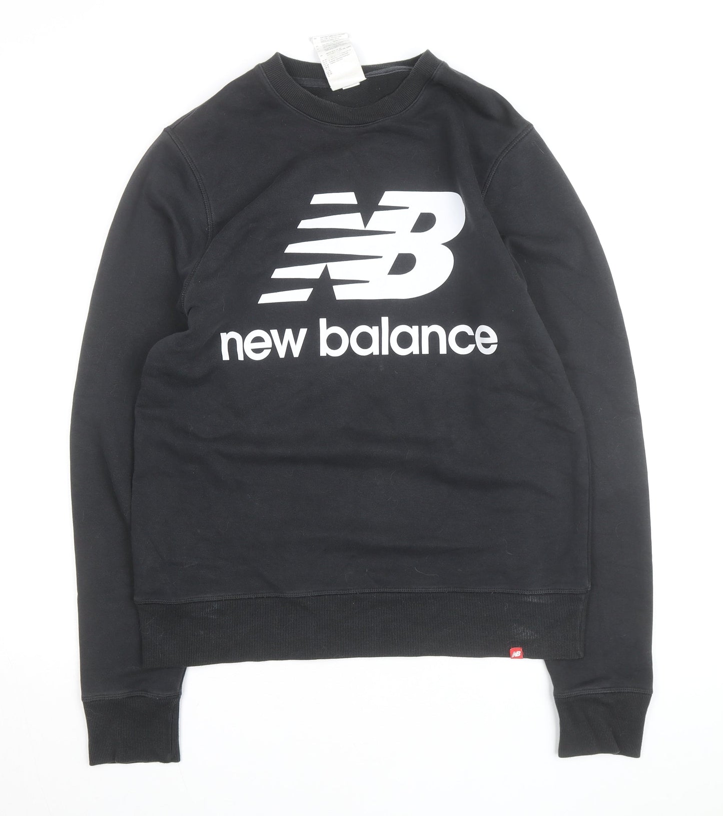 New Balance Men's Black Crew Neck Pullover Sweatshirt Medium