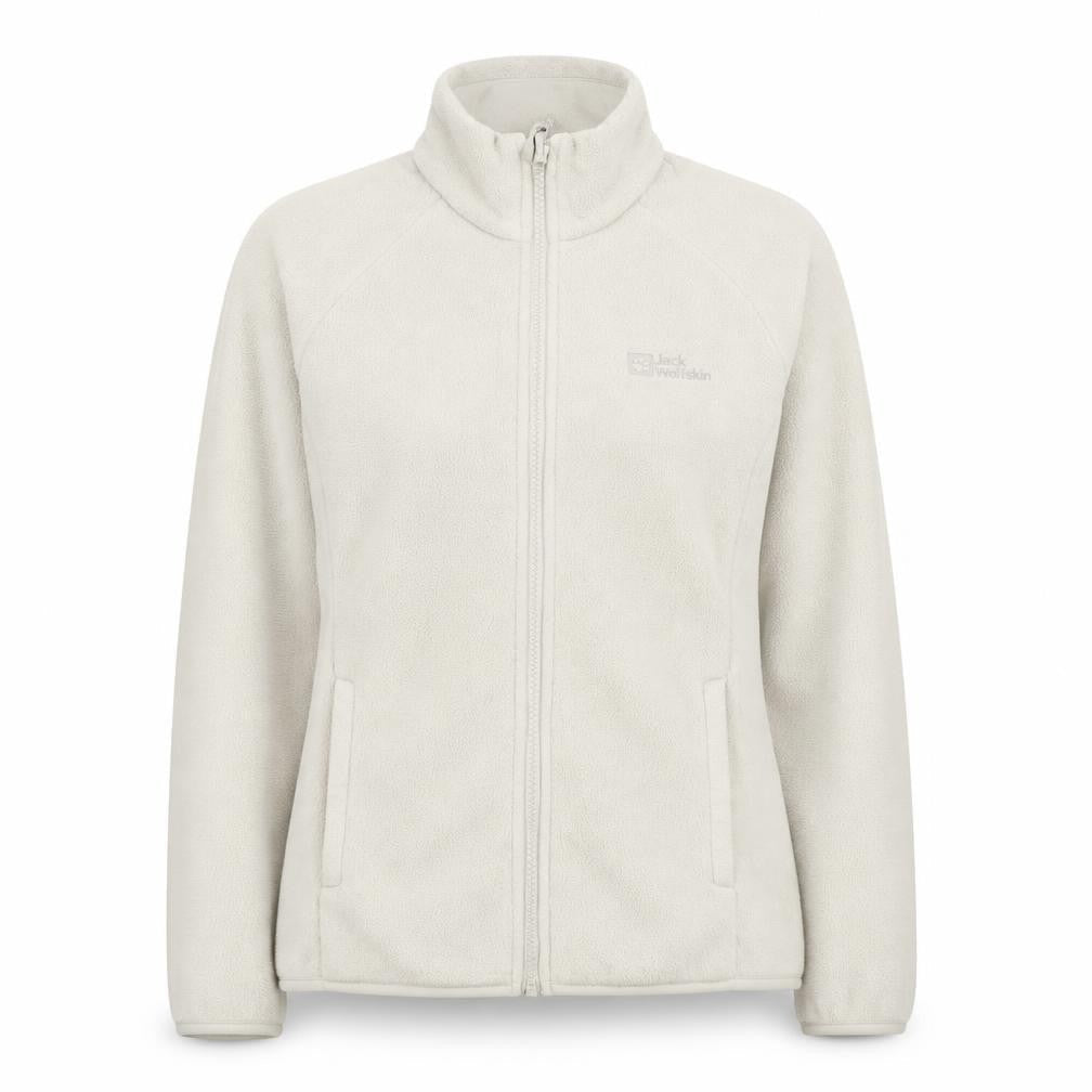 Jack Wolfskin Womens Ivory Fleece Full Zip Jacket Size 8/10