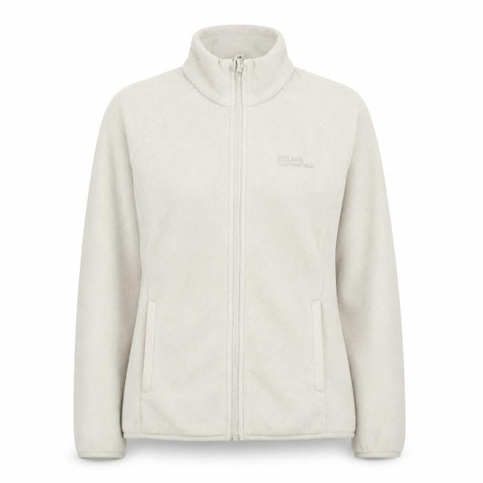 Jack Wolfskin Womens Ivory Fleece Full Zip Jacket Size 8/10