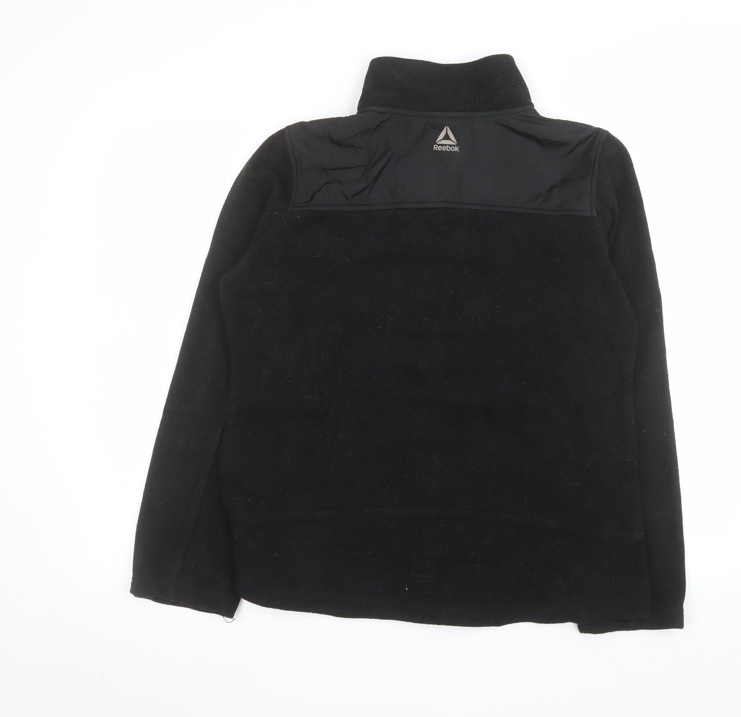 Reebok Women's Black Fleece Zip Jacket Size L Sports Outdoor