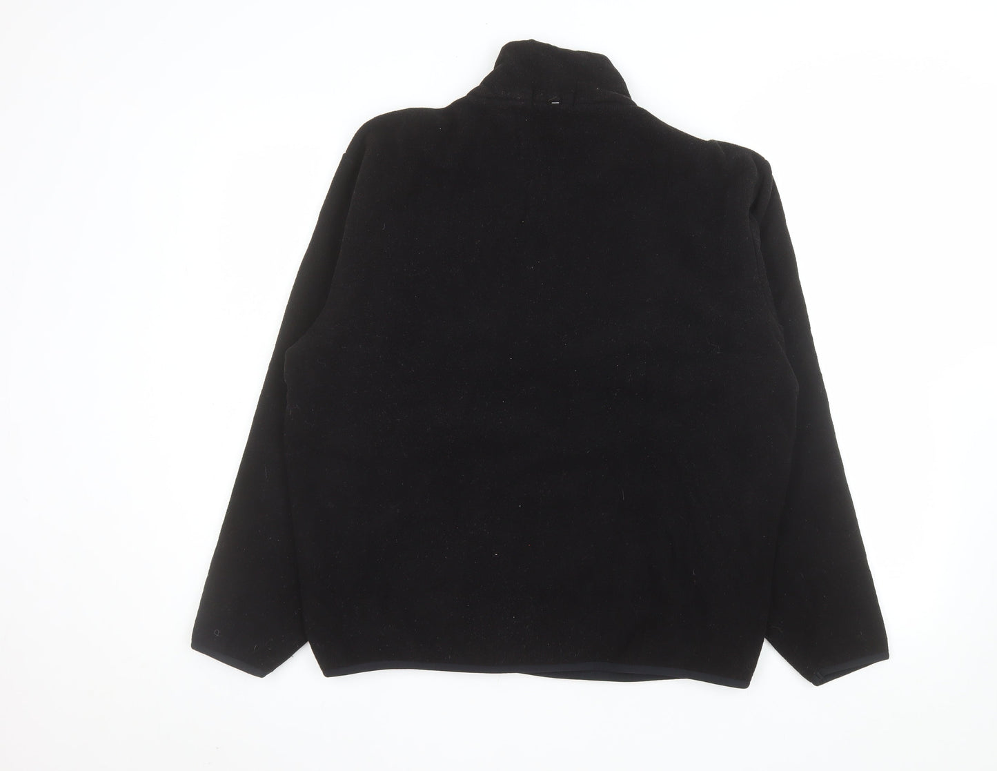 Nautica Men's Black Fleece 1/4 Zip Pullover Sweatshirt M