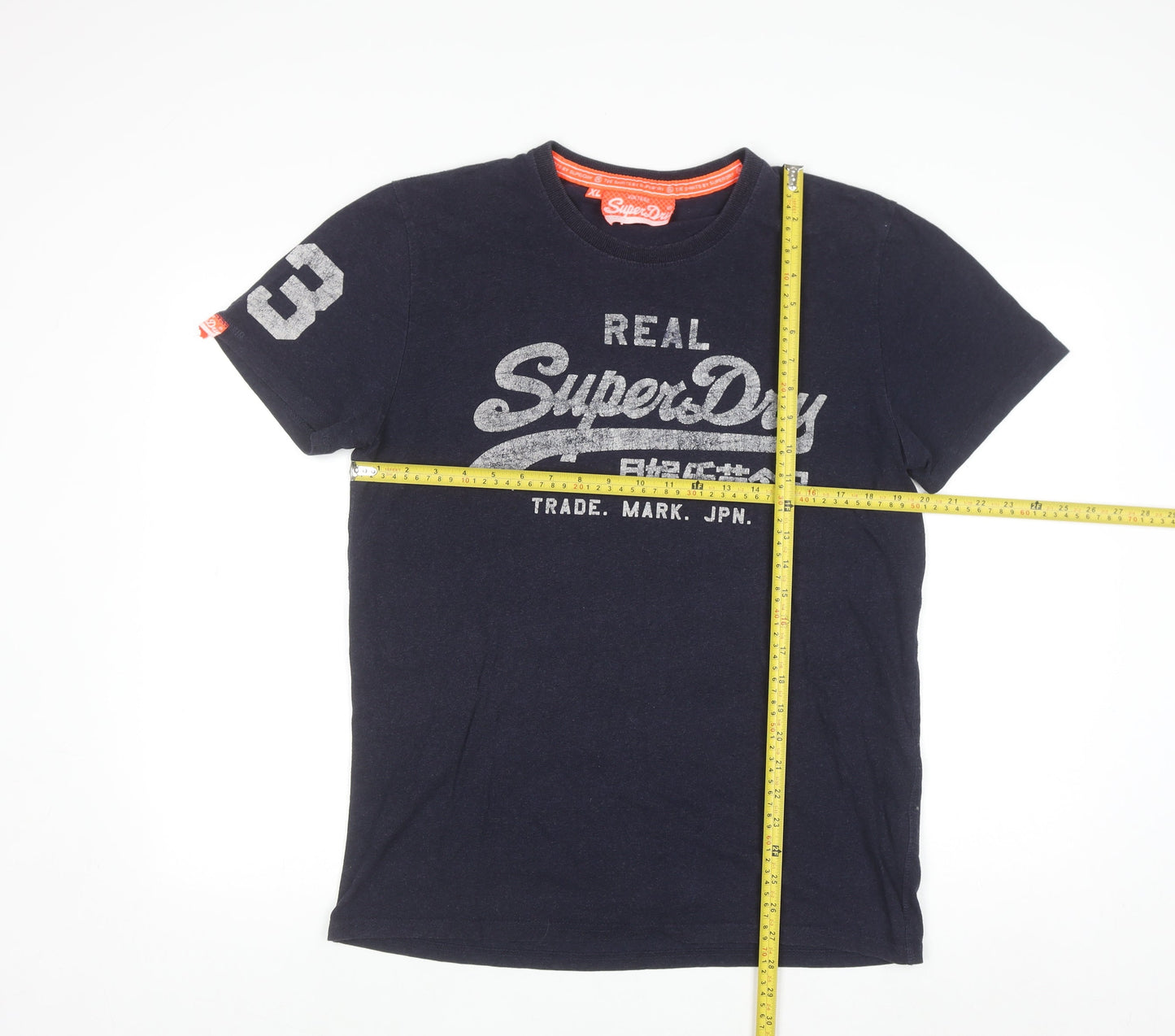 Superdry Men's Blue XL Vintage Graphic Print T-Shirt