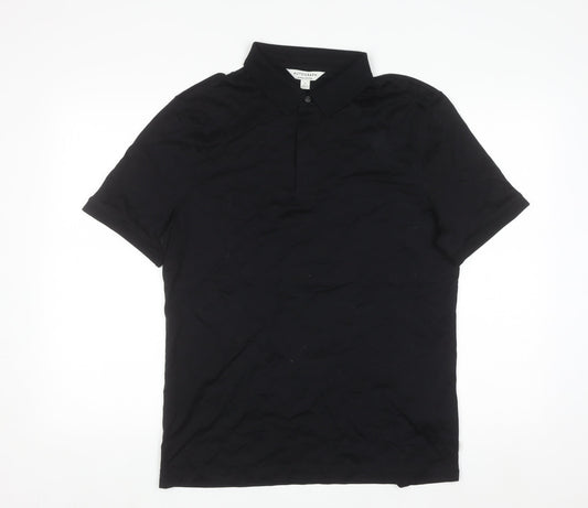 Marks and Spencer Autograph Men's Black Supima Cotton Polo Shirt M