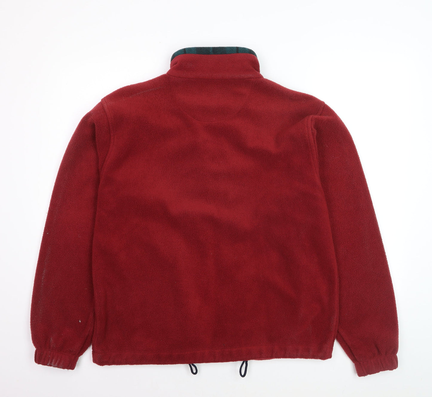 Country Trader Men's Red Fleece Full Zip Jacket Size S