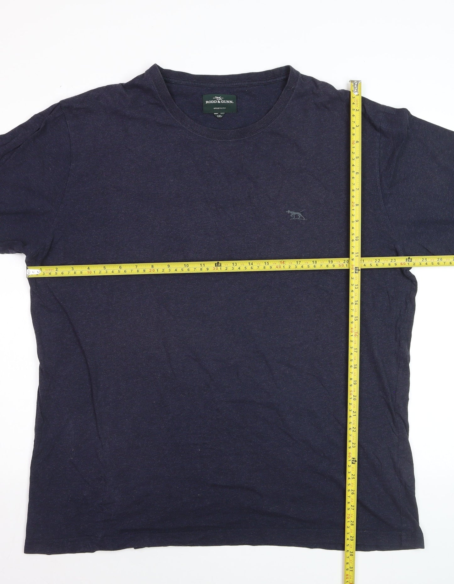 Rodd & Gunn Men's Blue 3XL Sports Fit Cotton T-Shirt