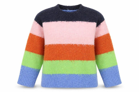 ASOS DESIGN Women's Multicoloured Striped Pullover Jumper Size S