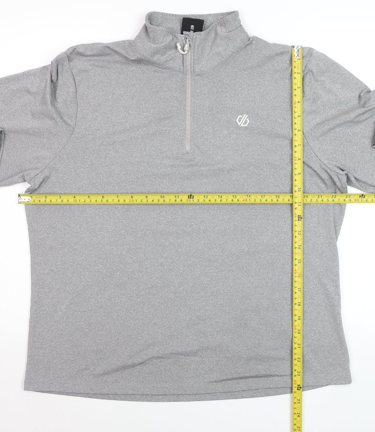 Dare 2B Women's Grey 1/4 Zip Pullover Sweatshirt UK 20