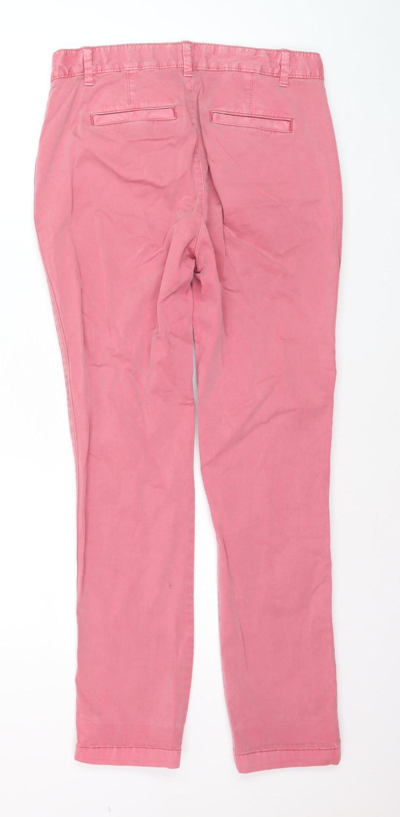 GAP Women’s Pink Girlfriend Chino Straight Jeans Size 4