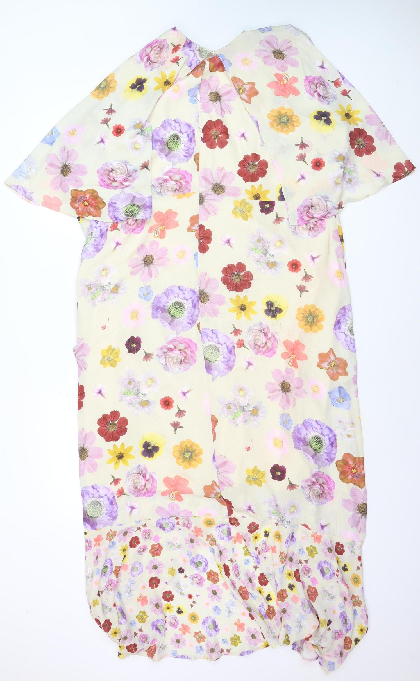 Simply Be Women’s Multicoloured Floral Wrap Midi Dress Size 22