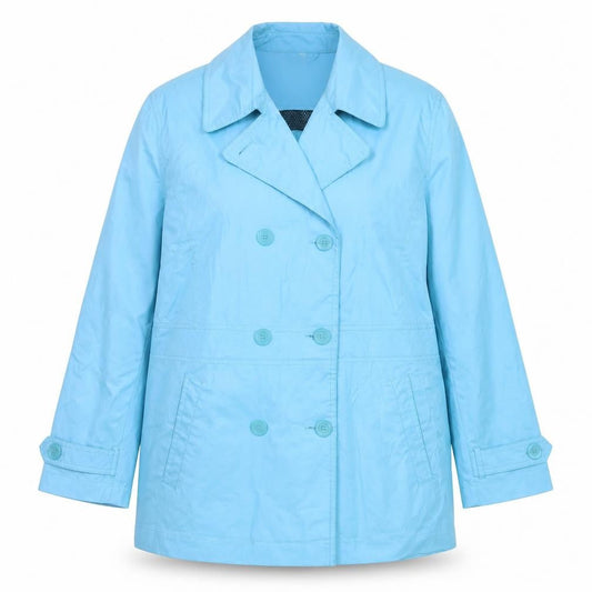 Number Fifteen Women's Blue Mid-Length Pea Coat Size 12