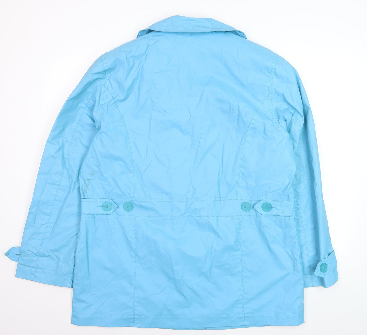 Number Fifteen Women's Blue Mid-Length Pea Coat Size 12