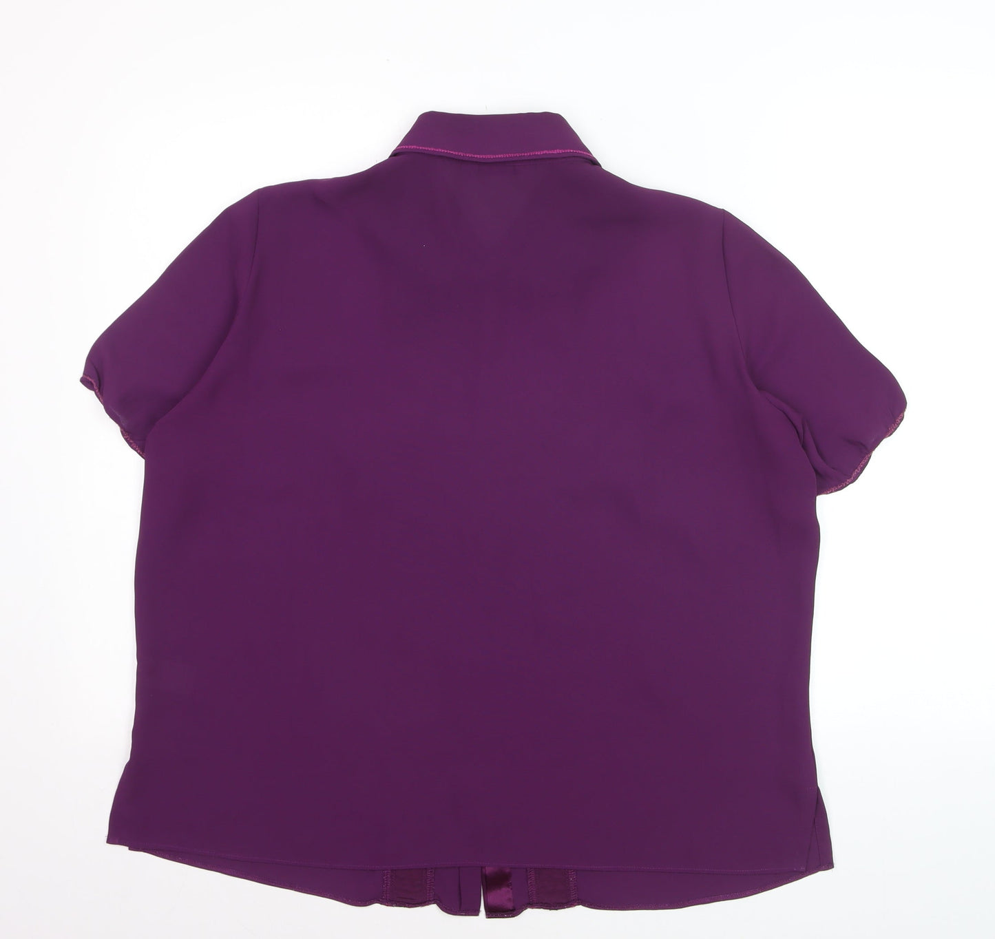 Marks & Spencer Women’s Purple Embellished Blouse Size 18