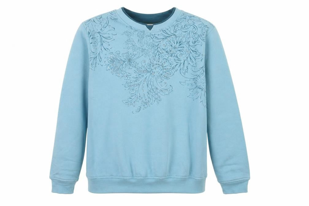 Northern Reflections Women Blue XS Pullover Crew Neck Jumper