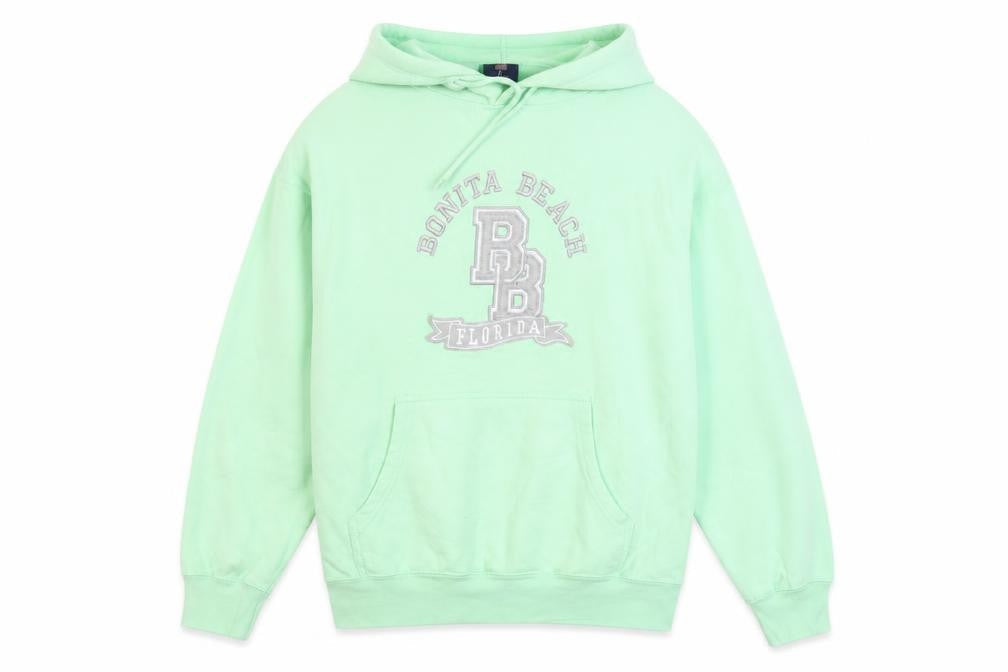 U.S. Apparel Women Green Pullover Hoodie Bonita Beach L