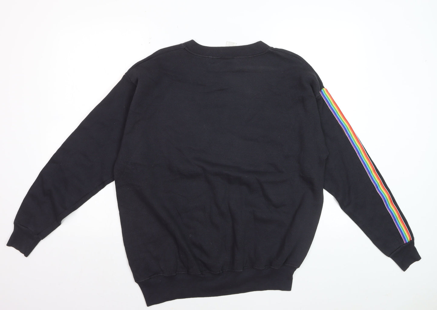Lee Sport Men's Black Medium Pullover Sweatshirt Destin Graphic Retro