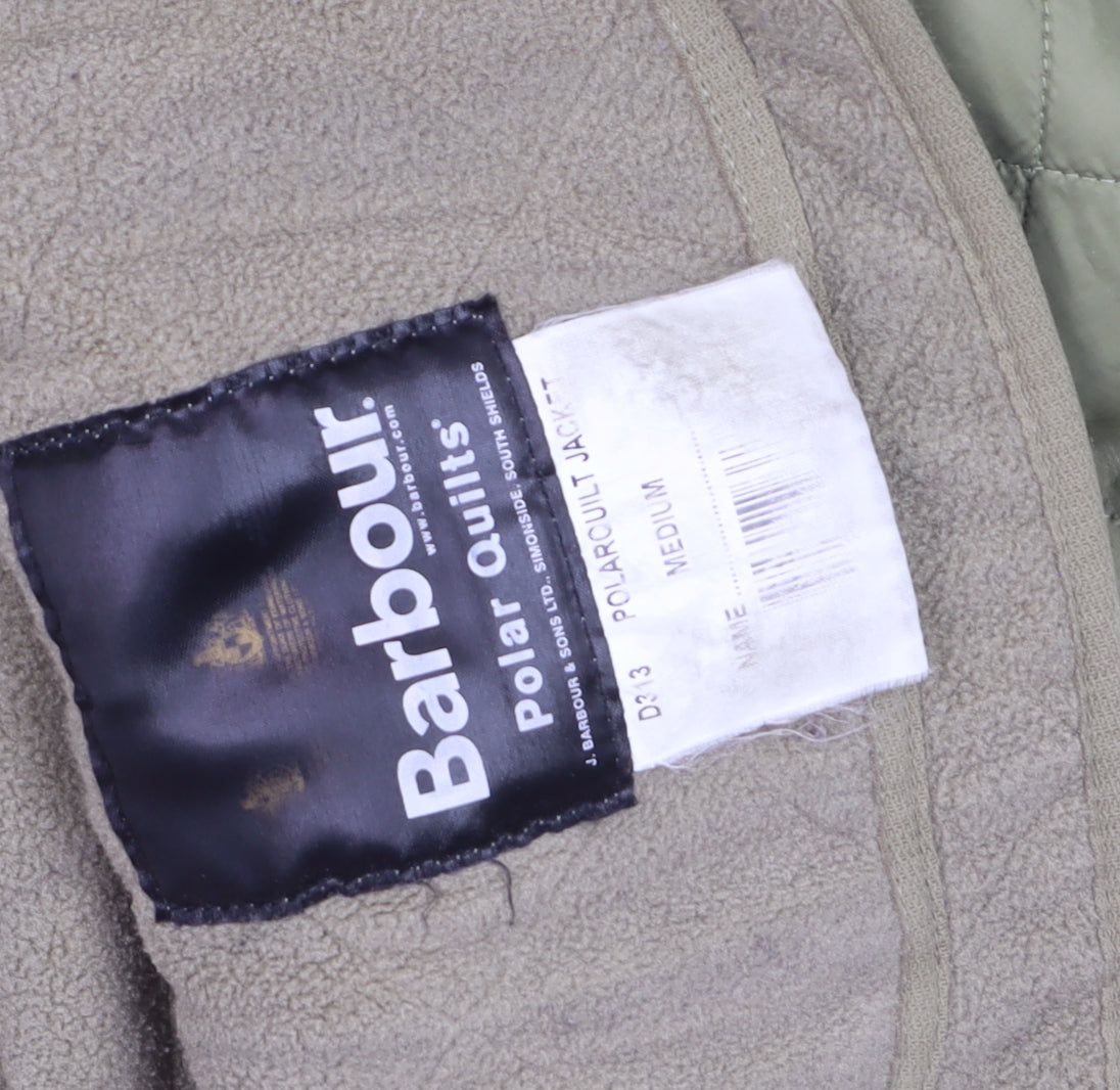 Barbour Men's Green Quilted Polarquilt Jacket Medium