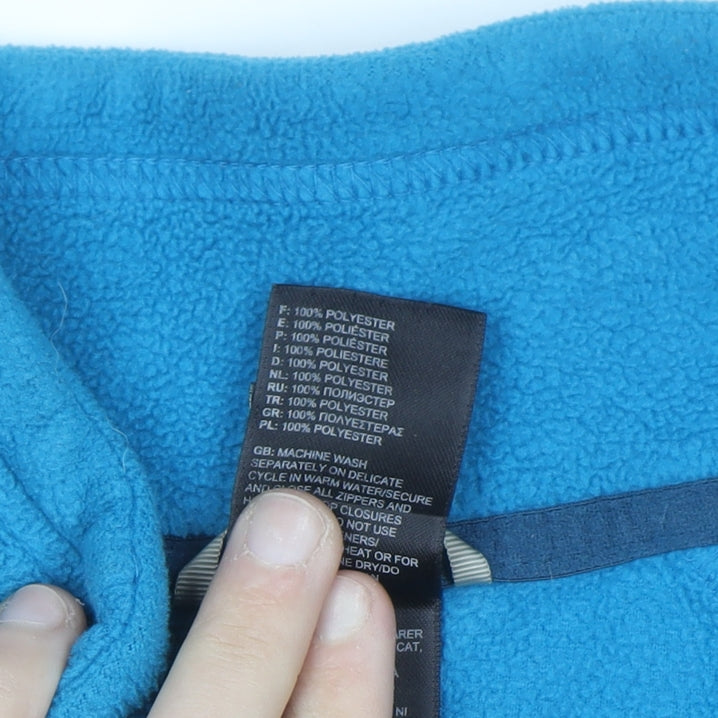 The North Face Blue Fleece Full Zip Sweatshirt XL Unisex Outdoor