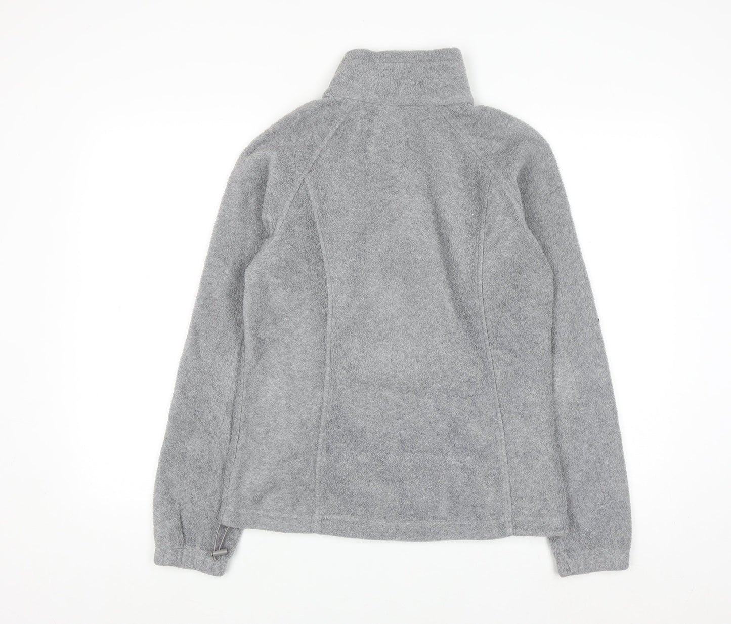 Columbia Women Grey Full Zip Fleece Sweatshirt M