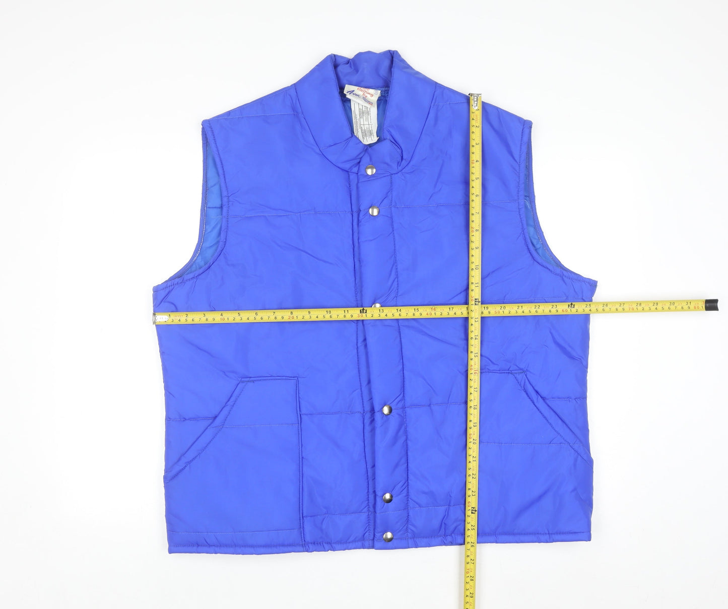 Avon Sportswear Men's Blue XL Quilted Waistcoat Bodywarmer