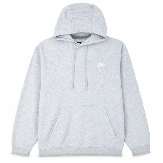 Nike Men's Grey 2XL Pullover Hoodie Logo Cotton Blend
