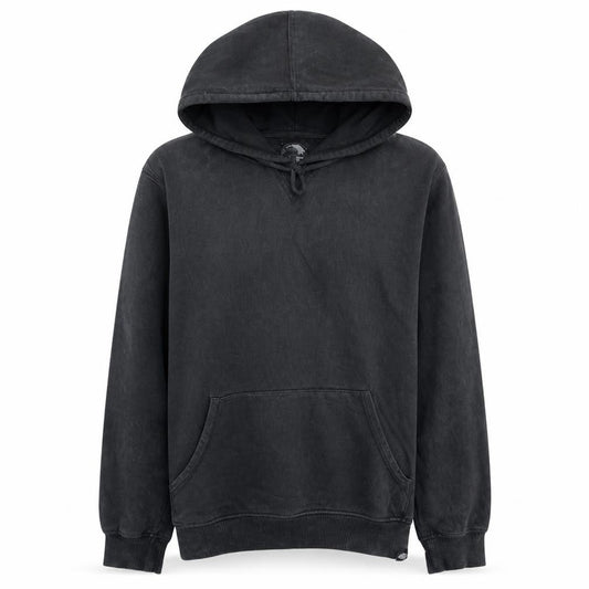 Dickies Men Black Pullover Hoodie Fleece Medium Regular Fit