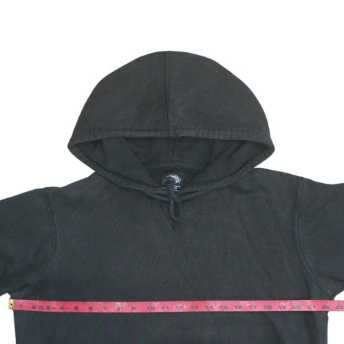 Dickies Men Black Pullover Hoodie Fleece Medium Regular Fit