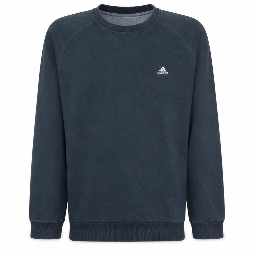 Adidas Men's Black Crew Neck Pullover Sweatshirt Size L