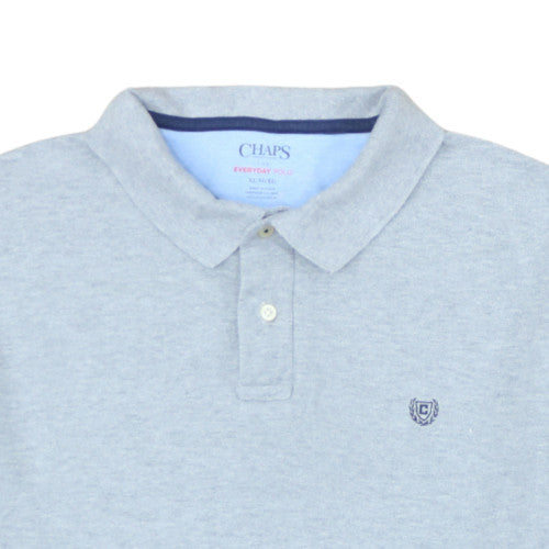 Chaps Men's Grey Everyday Polo Shirt XL Cotton Casual Top