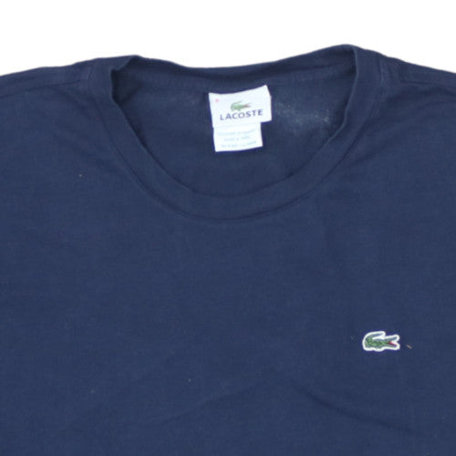 Lacoste Men’s Blue 3XL Cotton Short Sleeve Crew Neck T-Shirt