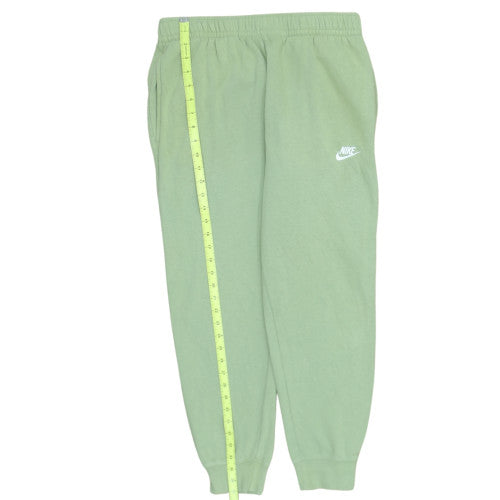 Nike Men's Green Sweatpants M Regular Fit Fleece Joggers