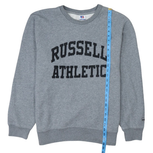 Russell Athletic Men’s Grey XL Crew Neck Fleece Sports Sweatshirt